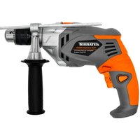 Terratek 1050W Hammer Drill Electric Powerful Variable Speed Power Drill in Orange
