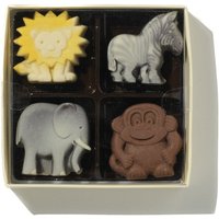 CHOC ON CHOC Lion, Zebra, Elephant & Monkey Chocolate Box