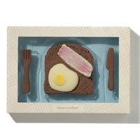 CHOC ON CHOC Chocolate Egg & Bacon On Toast