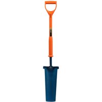 Pegdev Shocksafe Insulated Newcastle Drainer 16" - Deep Trenches & Post Holes, BS8020 in Orange