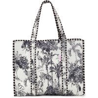 Serendipity Women's Tote Bag Black & White Crane