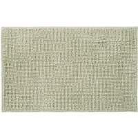 Allure Bath Fashions Chenille Bobble Bath Mat 50 x 80cm - Super Soft Microfibre & Non-Slip in Pale Green | Size: 50 x 80 cm