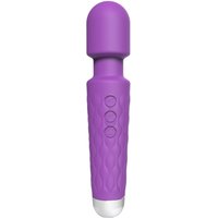 Loving Joy Women's 20 Function Wand Massager in Purple