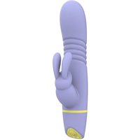 Loving Joy Women's Tide Thrusting Rabbit Vibrator in Purple