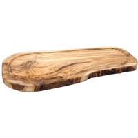 Verano Spanish Ceramics Olive Wood Natural Grained Rustic Kitchen Carving Board (L) 45cm
