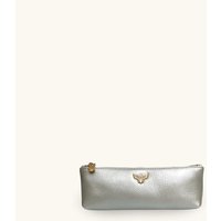 Apatchy London Women's Oyster Leather Case in Silver
