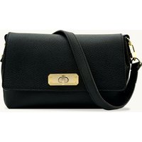 Apatchy London Women's The Maisie Midi Leather Bag in Black
