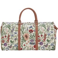 Signare Morning Garden Big Holdall Travel Bag in Beige