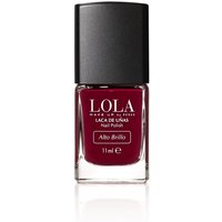 Lola Women's Nail Polish 10 Free Formula 11ml Pebbles 012 - French Bistre in Red Night - Dark Scarlet