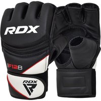 RDX SPORTS Men's RDX F12 MMA Grappling Gloves in Black | Size: Small