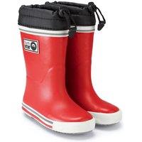 Spotty Otter Forest Leader Fleece Lined Wellies in Red | Size: Infant 5