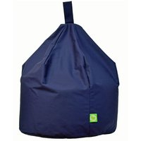 Bean Lazy Cotton Twill Navy Blue Bean Bag Child Size in Dark Blue | Size: Small