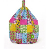 Bean Lazy Cotton Patchwork Ladybird Bean Bag Child Size | Size: Small