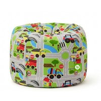 Bean Lazy Cotton Road Map Bean Bag Large Size