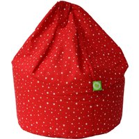 Bean Lazy Cotton Red Stars Bean Bag Child Size | Size: Small