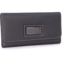 Catwalk Collection Handbags Women's Gemma Leather Matinee Purse With RFID Protection in Black | Size: Medium