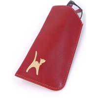 Iris Leather Glasses Case Sleeve