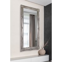 MirrorOutlet Davenport Silver Ornate Flourish Full Length Mirror 168 x 78 CM | Size: 1 Pack