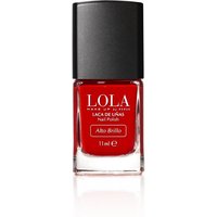 Lola Women's Nail Polish 10 Free Formula 11ml Pebbles 012 - French Bistre in Classic Red - Sangria