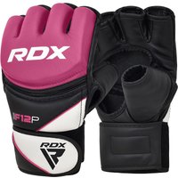 RDX SPORTS Women's F12 MMA Gloves in Pink | Size: Large