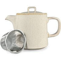 Scandi Home Oslo Cream Reactive Glaze Ceramic 1L Infuser Teapot
