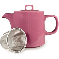 Scandi Home Oslo Pink Reactive Glaze Ceramic 1L Infuser Teapot