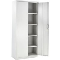 Steel Storage Cabinet Lockable 4 Shelves 180cm