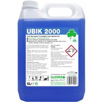 Clover Chemicals UBIK 2000 Universal Cleaner Concentrate 5L in Blue