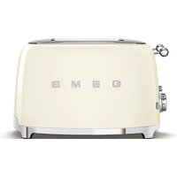 Smeg TSF03 Retro 4-Slice Toaster in Cream