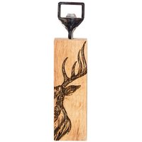 Selbrae House Oak Bottle Opener - Stag in Natural