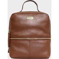 Assots London Women's ELLA' Pebble Grain Mini Real Leather Backpack for Women in Tan
