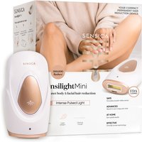 Sensica IPL Hair Removal Device - Precision Window for Face & Body - 3 Energy Levels, Plug-In, Built-In Safety Sensors - At-Home, Compact