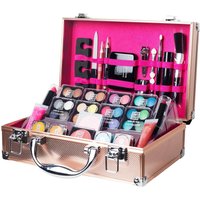 Dawn Till Dusk Make Up Vanity Case Set 54 Pcs Rose Gold
