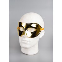 Shatchi Gold Venetian Half Face Masquerade Ball Masks