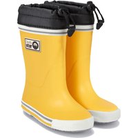 Spotty Otter Forest Leader Fleece Lined Wellies in Yellow | Size: 2