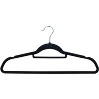 LIVIVO Velvet Hangers 50 Pack Grey Rose Gold Non Slip in Black | Size: Large