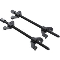 Autojack 2 Pack 380mm Coil Spring Compressor Kit Universal Heavy Duty Auto Suspension Clamp Tool Set in Black | Size: 1000mm x 400mm