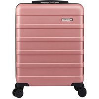 Cabin Max Anode 40L Cabin Suitcase 55x40x20cm Integrated Combination Lock in Rose Gold | Size: 55 x 40 x 20 cm