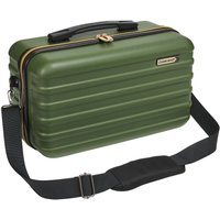 Cabin Max Anode 20L Underseat Vanity Cabin Suitcase With Shoulder Strap in Dark Green