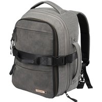 Cabin Max Evos Expandable Backpack - 40x30x20 > 40x30x15 cm in Grey | Size: 40 x 30 x 15 cm