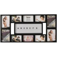 Arpan Multi Aperture Holds 10 Photos 4x6 & 5x7 Inch in Black
