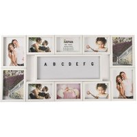 Arpan Multi Aperture Holds 10 Photos 4x6 & 5x7 Inch in White
