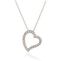 Cachet London Women's Cachet Hebe Heart Pendant in Metallic Silver