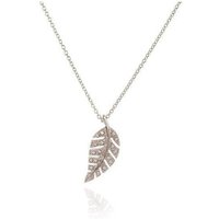 Cachet London Women's Cachet Leafy Pendant in Metallic Silver