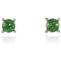 Cachet London Women's Cachet Laine 6mm Stud Earrings in Green