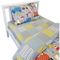 Fitted Sheet Big Digger Construction Bedding Single Fitted