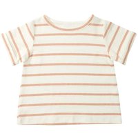 Dotty Dungarees Pink Stripe Summer T-Shirt 6-12m | Size: 6-12 m