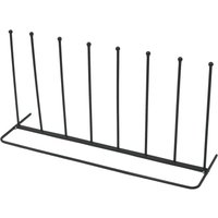 Oypla 4 Pair Wellington Boot Rack Stand in Black