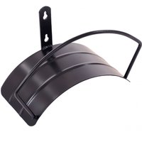 Oypla Wall Mounted Garden Hose Pipe Hanger Hook in Black