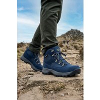 Northwest Territory Men's Kendalll Leather Waterproof Walking Boots in Navy | Size: 8